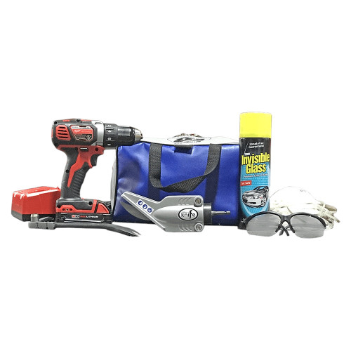 JYD Industries Glass Knife Kit w/ 12V Drill