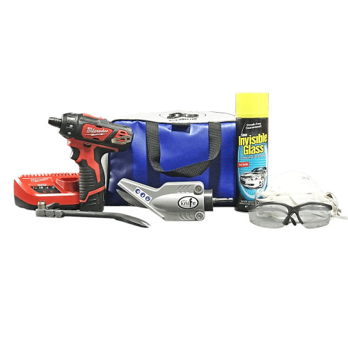 JYD Industries Glass Knife Kit w/ 18V Drill