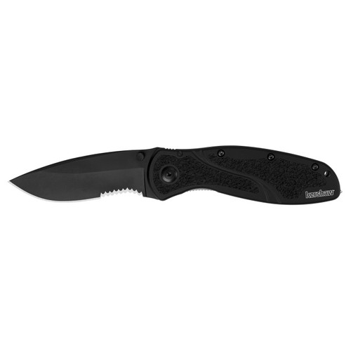 Kershaw Blur, GlassBreaker, Black/Black, 3.4" Blade