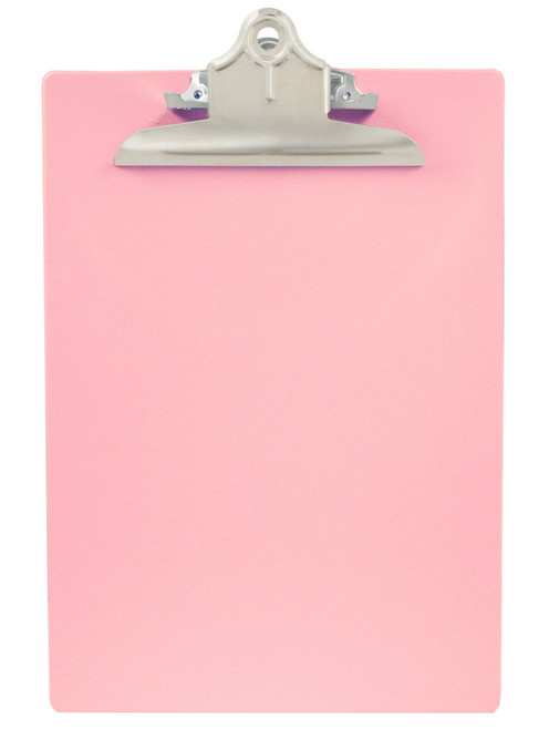 Saunders Plastic Clipboard, Pink