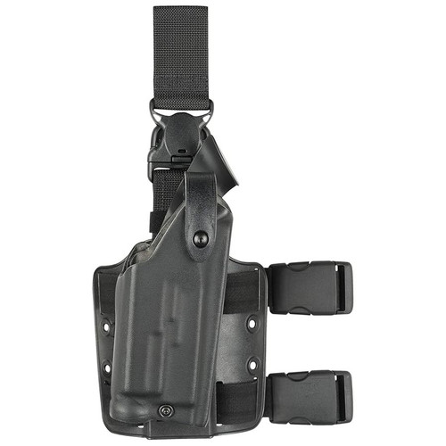 Safariland - Model 6005 Tactical Holster SLS, Duty, Tactical Black, Right Hand, Hood Gu Fits - Glock: 19, 19C, 23, 23C, 25, 32 w/ ITI M3 Light 4" BBL