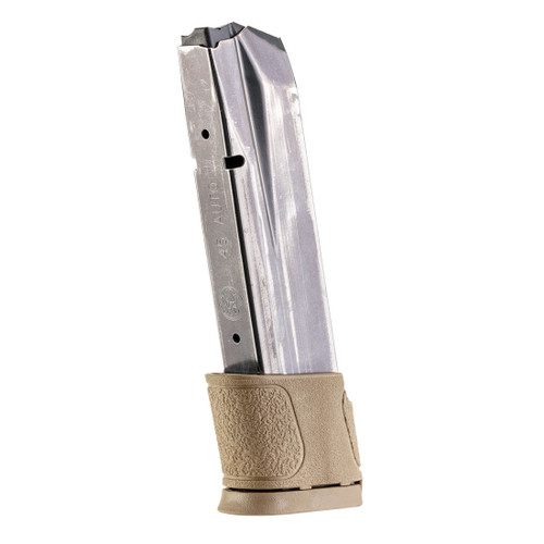 Smith & Wesson 45 Auto, 14-Round Magazine with Brown Base Pad