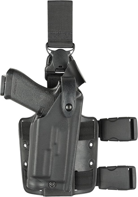 Safariland Model 6005 SLS Tactical Holster with Quick Release Leg Harness, Tactical Black 16