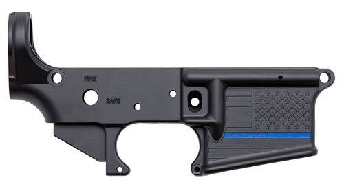 Spike's Tactical Thin Blue Line Stripped Lower