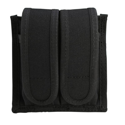 Uncle Mike's Universal Dual Pistol Mag Case, VELCRO&reg; brand Closure, Black Cordura Nylon