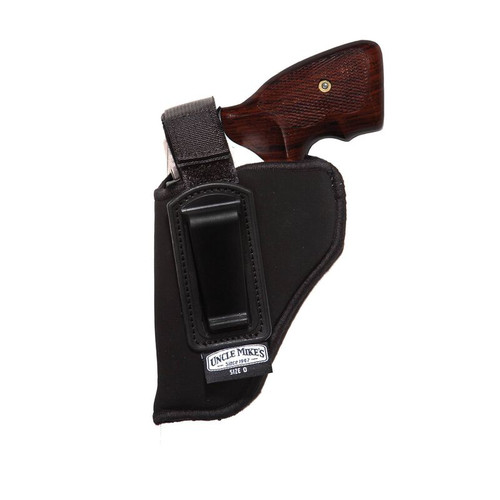 Uncle Mike's Inside-the-Pant Holster with Retention Fits: 2" - 3" Barrel Small Revolver, Left Hand