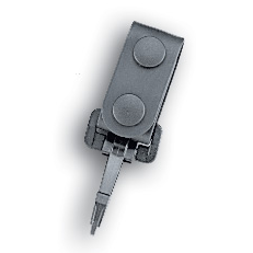 Uncle Mike's Standard Key Ring Holder, Black