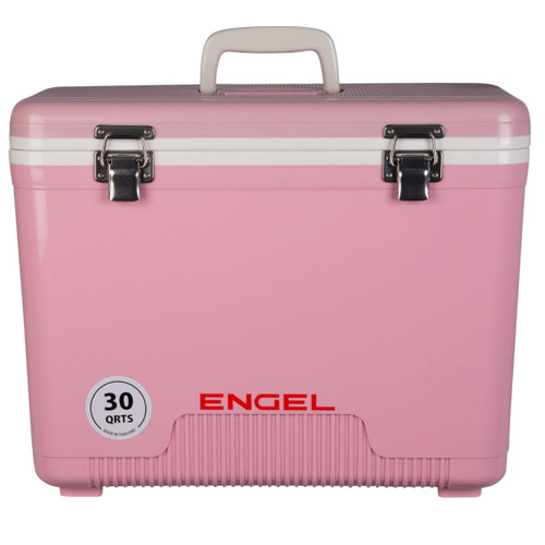 Engel 30 Quart Pink Cooler/Dry Box