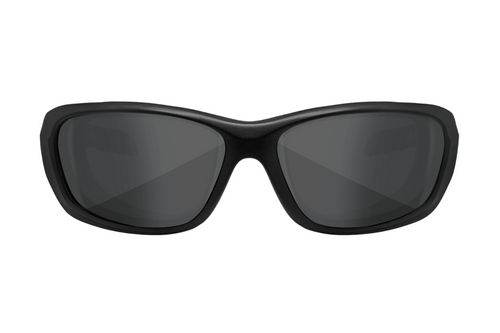 Wiley X Gravity Black Ops Sunglasses, Smoke Grey Lens, Matte Black Frame