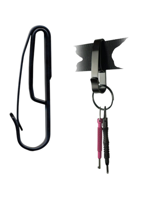 Zak Tool Tactical Key Ring Holder, Black, For 1.75" Belts
