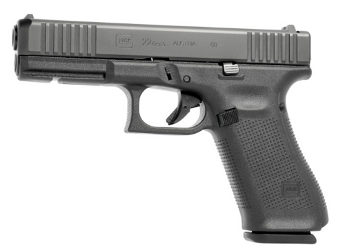 GLOCK 22, GEN5, Fixed Sights, 3-15Rd Mags, BL GLOCK, Model 22, Semi-Auto, .40S&W Front Serrations, Blue Label, AGENCY DROP SHIP ONLY, NO INDIVIDUAL SALES