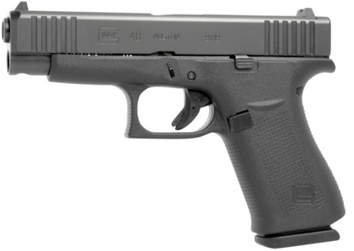 Glock 48 LE Gen 4 Semi-Automatic 9mm, (2) 10rd Mag Blue Label