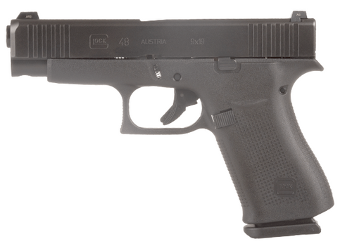 Glock 48 GEN 5, Semi Automatic 9mm, 2-10Rd Mags with AmeriGlo Sights, Blue Label