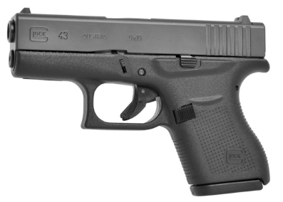GLOCK 43, 9mm GNS, (2) 6 rd Mags, Blue Label