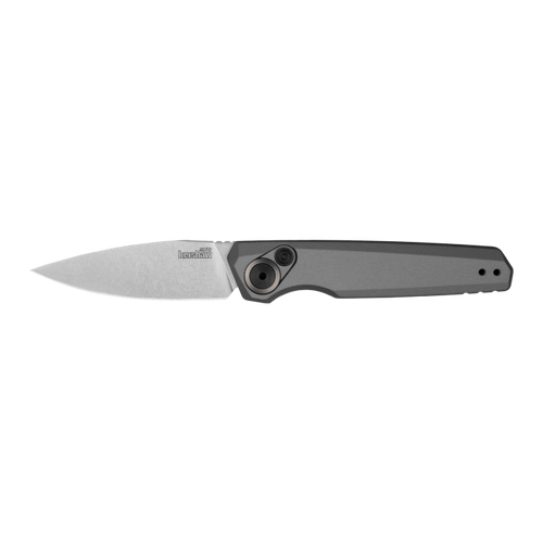 Kershaw Launch 18 - Stonewashed Drop Point Blade