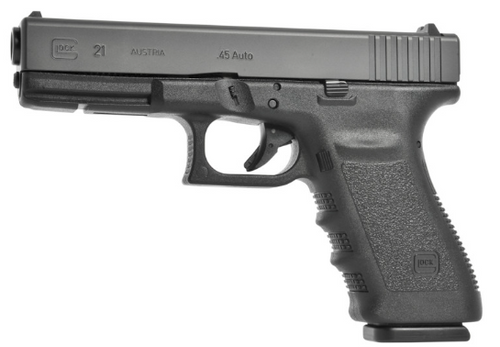 GLOCK 21SF, GEN3, GNS, 3-13Rd Mags, BL GLOCK, Model 21SF, Semi-Auto, .45ACP, Blue Label, AGENCY DROP SHIP ONLY, NO INDIVIDUAL SALES
