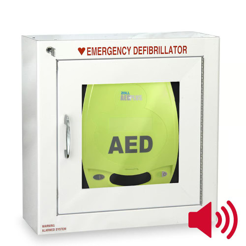 Zoll Fully Recessed Wall Cabinet for AED Plus