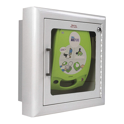 Zoll Semi Recessed Wall Mount Cabinet/Alarm Wall Cabinet for AED Plus