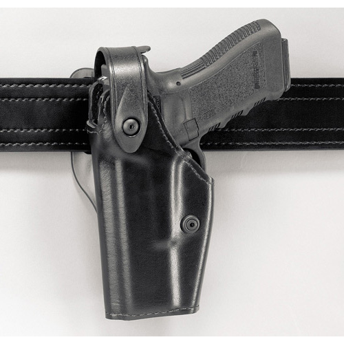 Safariland - Model 6280 Level II Holster Mid-Ride Duty STX TAC Black Left Hand Fits - Glock: 17, 22 w/ ITI M3 Light 4.5" BBL