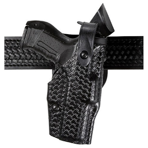 Safariland Model 6360 ALS Level III Holster STX Basketweave, Mid-Ride Belt Loop, Right Hand Fits - Glock: 20, 21, 4.6" BBL