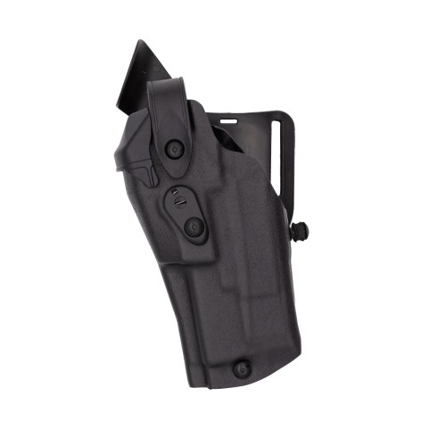Safariland Model 6360 ALS Level III Holster Plain Black, Mid-Ride Belt Loop, Left Hand Fits - Glock 19, 23, w/ITI M3, TLR-1, SureFire X200/X300, 4" BBL