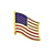 Blackinton Proud to Be American Waving American Flag Pin