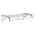 Glaro Wall Mounted Aluminum Coat Rack, One Shelf w/Hanger Bar