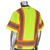 Surveyors Vest w/ Zipper Closure, 6 Pockets, Two-Tone Tape, Mic Tabs