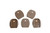 TangoDown Vickers Tactical Magazine Floor Plate, Black, Set of Five, for Glock Pistols