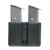Uncle Mike's Kydex Double Mag Holder, Fits Two Single Stacked Magazines Front-to-Back
