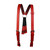Boston Leather TheFireStore Exclusive Red Leather Fireman's Suspender