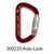 CMC ProSeries, Aluminum Key-Lock Rescue Carabiners, NFPA-G