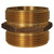 Dixon Double Male Hex Brass Nipple