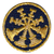 Hero's Pride 1" Embroidered Deputy Chief Insignia, 4 Bugles