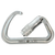 Omega BAMF Ultra-lite Steel Keylock Carabiner