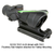 Trijicon ACOG 4x32 Scope for M16, Dual Illuminated Reticle