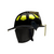 Bullard Lightweight Traditional Structural Fire Helmet, Black