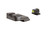 Trijicon S&W M&P HD Night Sight Set, Colored Front Outline