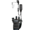 Earphone Connection Combination Hawk Lapel Microphone, RF Wireless Quick Release Multi Pin Adapter, and PTT Kit