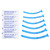 LINE2design Nasopharyngeal (Nasal) Airway Kit, 6 pcs NPA, Airway Management Kit