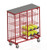 Circul-Air Mobile Cylinder Storage Rack, Holds 24 Cylinders. Dimension: 50" W x 20" D x 59" H