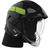 Cairns XF1 Fire Helmet, Black, Glossy, Large. Includes: NFPA Compliant Full Facesheild, Lime/Yellow Retroreflective Trim, Blank Front Plate, Black Nomex Ear Lap ***MANUFACTURED IN 2019***
