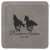 4" x 4" Square Laserable Leatherette Coaster