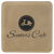 4" x 4" Square Laserable Leatherette Coaster