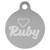 Laserable Anodized Aluminum Pet Tag