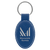 JDS Laserable Leatherette Oval Keychain