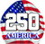 EEG Front Boston Waving US Flag, America 250 Reflective Decal