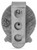 Blackinton St. Michael Visor Clip Pewter
