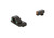 Ameriglo Ghost Ring Sight Set, Green tritium, Orange Front Outline