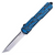 Hogue Counterstrike Out-the-Front Automatic 3.35" Tanto Blade with Blue Lava G10 Cove